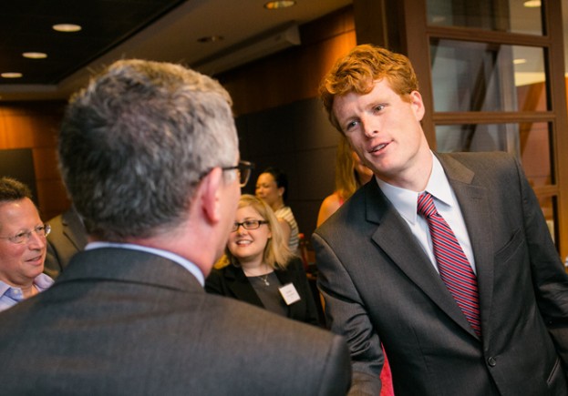 Congressman Joe Kennedy III Visits 126 High Street